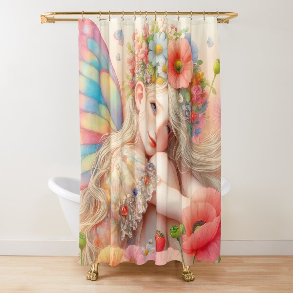 Item preview, Fairy in a flower garden designed and sold by Celedrine-art.