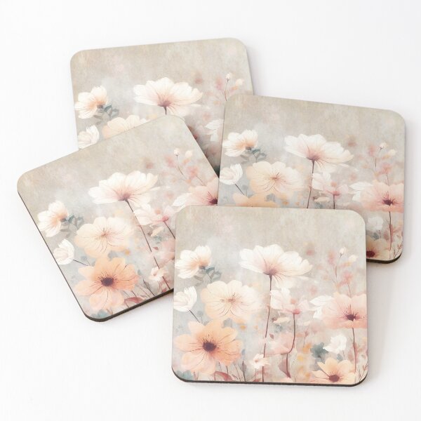 Item preview, Floral Peach Flowers Design 328 designed and sold by artbylucie.