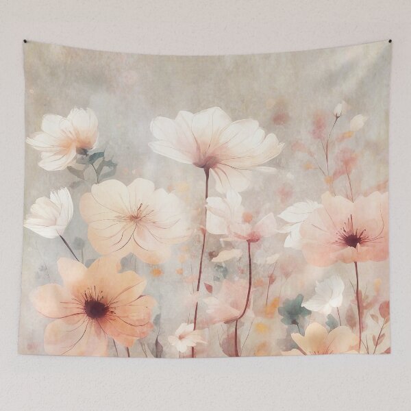 Item preview, Floral Peach Flowers Design 328 designed and sold by artbylucie.