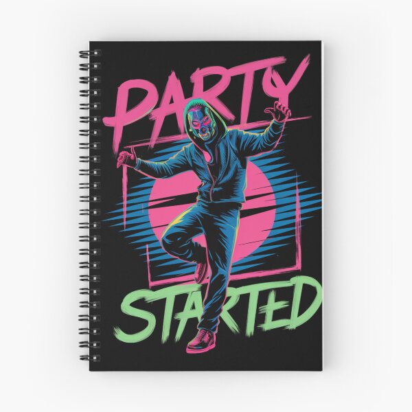 Item preview, Party Started designed and sold by HowMonkeyShop.
