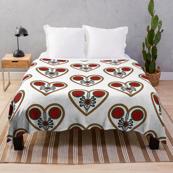 Item preview, Folk pattern of Polish highlanders Valentines day designed and sold by mikistudio.