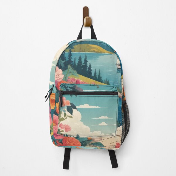 Item preview, flowers with a sailboat 3 designed and sold by Hodaifa Hamim.
