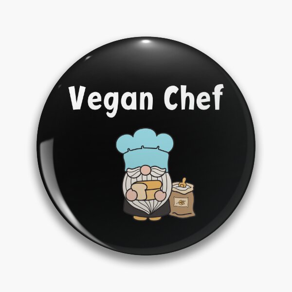 Item preview, VEGAN CHEF Men Cute Tofu kitchen veganism vege boy gnome designed and sold by NoMoreColor.
