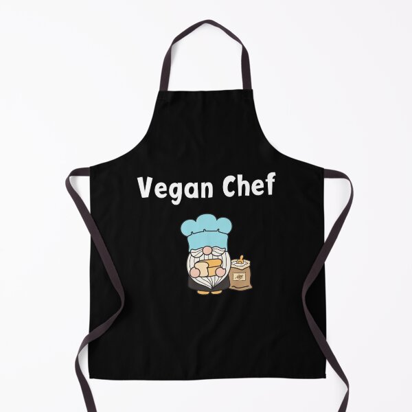Item preview, VEGAN CHEF Men Cute Tofu kitchen veganism vege boy gnome designed and sold by NoMoreColor.