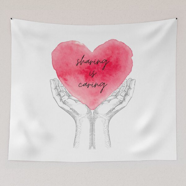 Item preview, sharing is caring designed and sold by UnCoverDesign.