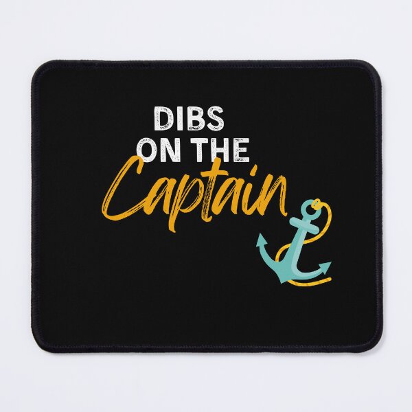 Item preview, Dibs On The Captain Funny Captain Wife Retro Boating Boat  designed and sold by ArtFromBeyond.