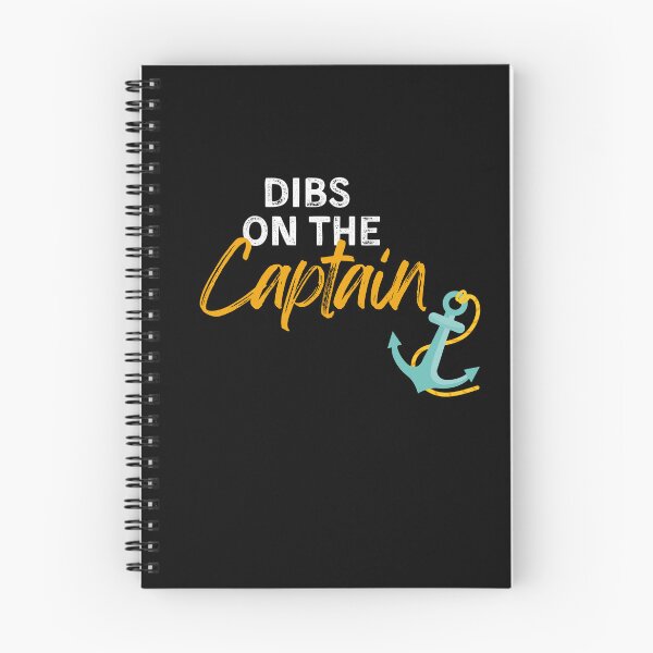 Item preview, Dibs On The Captain Funny Captain Wife Retro Boating Boat  designed and sold by ArtFromBeyond.
