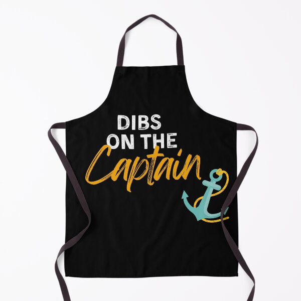 Item preview, Dibs On The Captain Funny Captain Wife Retro Boating Boat designed and sold by ArtFromBeyond.