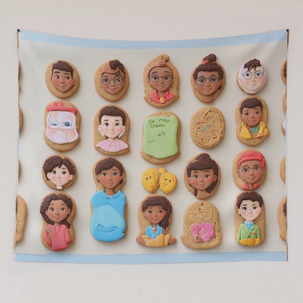 Item preview, Character Cookies with Human Traits designed and sold by Sadia  Jannat.