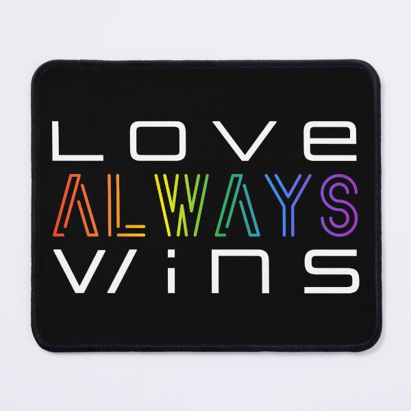 Item preview, Love always wins / White Font designed and sold by PrintSoulDesign.
