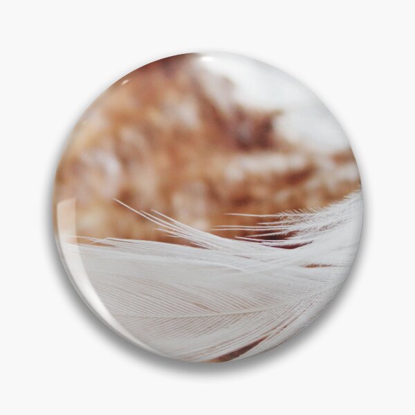 Item preview, White Feather Curled Up On Golden Leaf designed and sold by FeatherfallSTU.