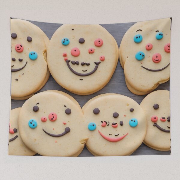 Item preview, Smiling Cookies with Human Features designed and sold by Sadia  Jannat.