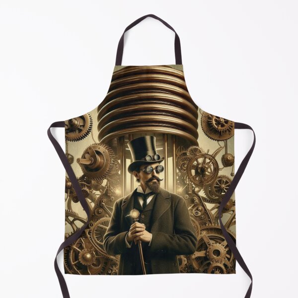 Item preview, Steampunk nikola tesla designed and sold by sevenmountains.