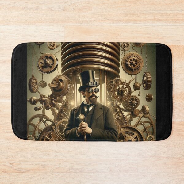 Item preview, Steampunk nikola tesla designed and sold by sevenmountains.
