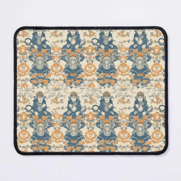 Item preview, Monkey Chinoiserie designed and sold by ZodiacKat.