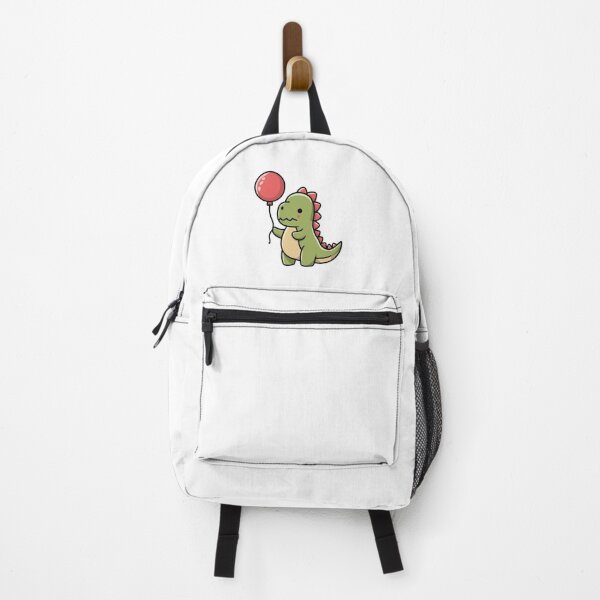 Item preview, Kawaii dinosaur with a red balloon designed and sold by MaateoDesign.