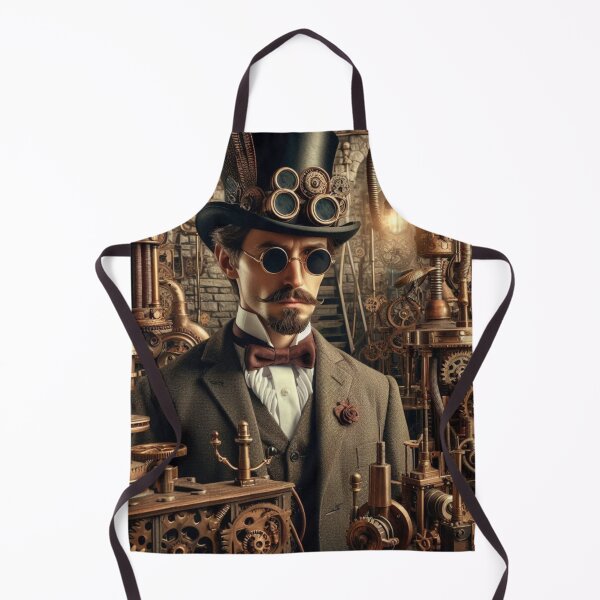 Item preview, Steampunk nikola tesla designed and sold by sevenmountains.