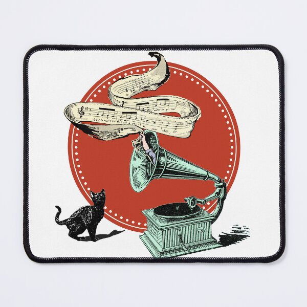Item preview, The Cat and the Song (Red Circle) designed and sold by BessoChicca.