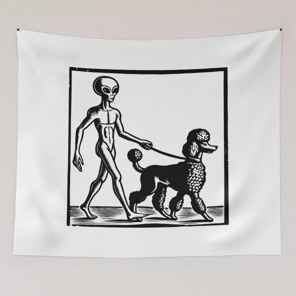 Item preview, Alien and Poodle designed and sold by dqb1242.