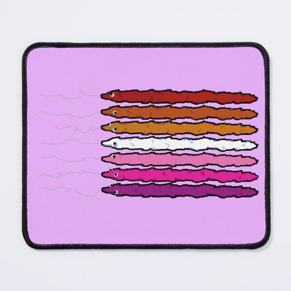 Item preview, Lesbian Pride Worms designed and sold by SapphosViolets.