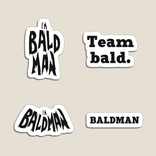 Item preview, Baldness x baldness designed and sold by The  Knick Knack Nook.