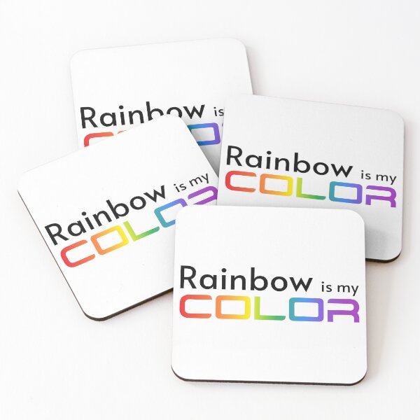 Item preview, Rainbow is my Color - Black font designed and sold by PrintSoulDesign.