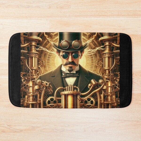 Item preview, Steampunk nikola tesla designed and sold by sevenmountains.