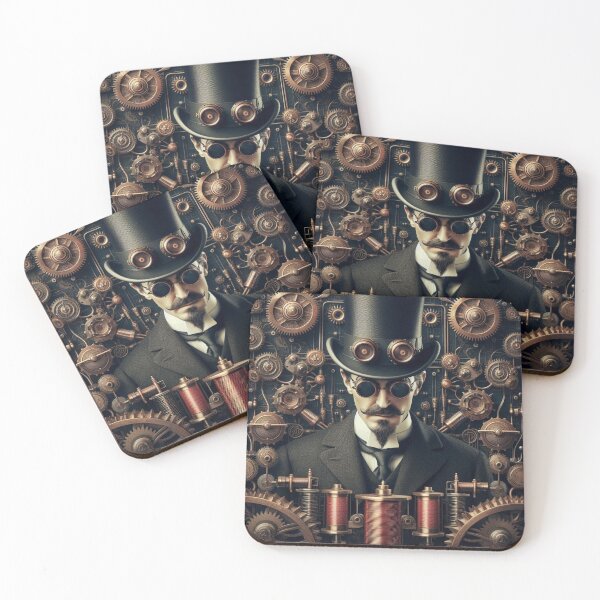 Item preview, Steampunk nikola tesla designed and sold by sevenmountains.