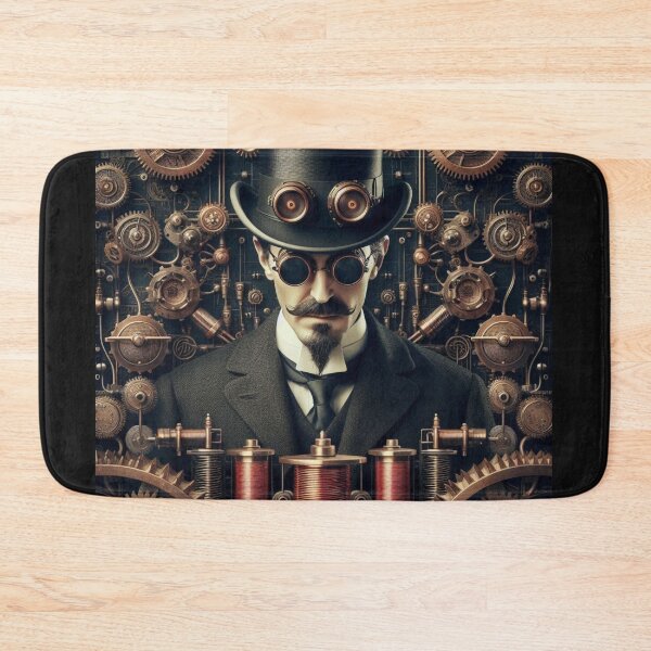 Item preview, Steampunk nikola tesla designed and sold by sevenmountains.