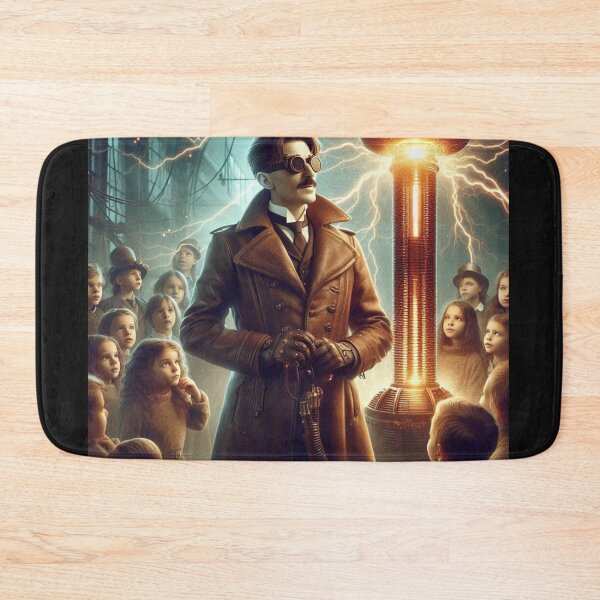 Item preview, Steampunk nikola tesla designed and sold by sevenmountains.