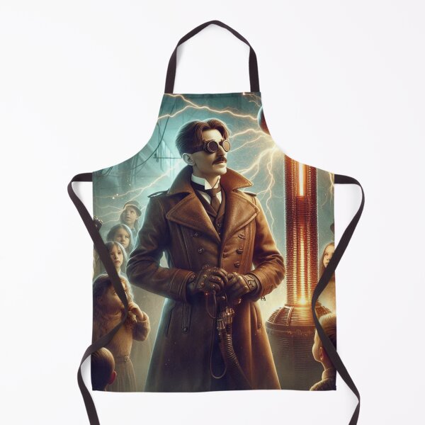 Item preview, Steampunk nikola tesla designed and sold by sevenmountains.
