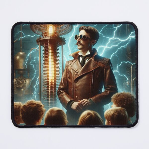 Item preview, Steampunk nikola tesla designed and sold by sevenmountains.