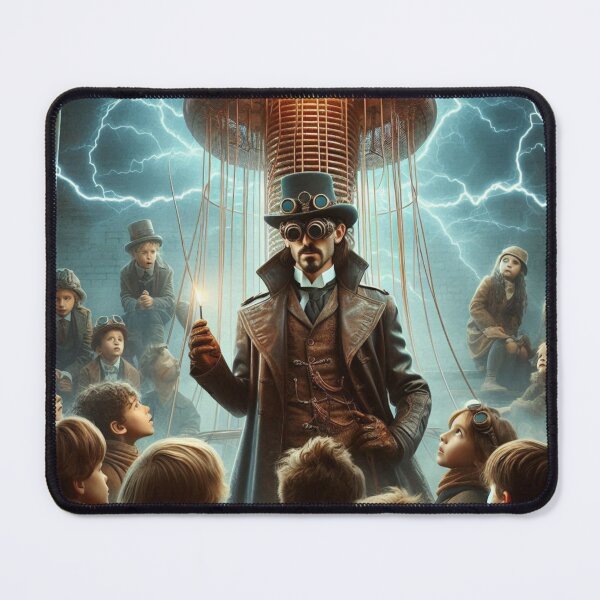 Item preview, Steampunk nikola tesla designed and sold by sevenmountains.