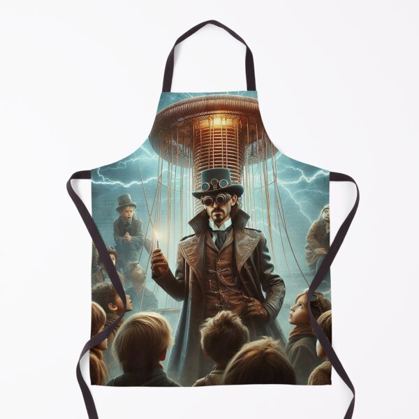 Item preview, Steampunk nikola tesla designed and sold by sevenmountains.