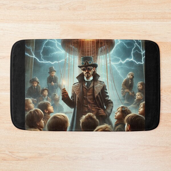 Item preview, Steampunk nikola tesla designed and sold by sevenmountains.