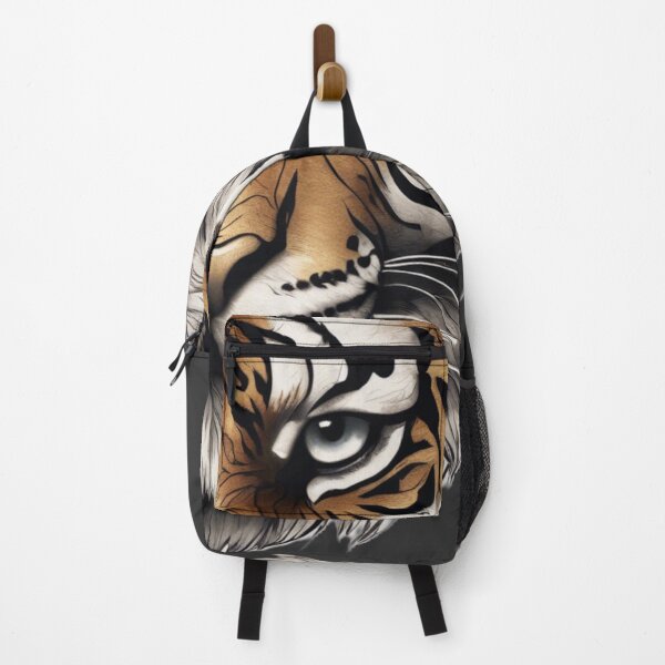 Item preview, Portrait of a colorful tiger with a tattoo designed and sold by artistry2024.