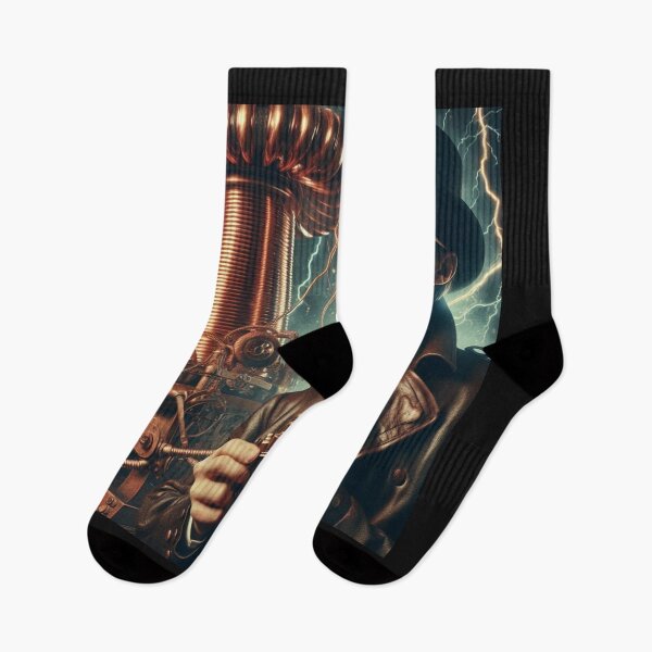 Item preview, Steampunk nikola tesla designed and sold by sevenmountains.