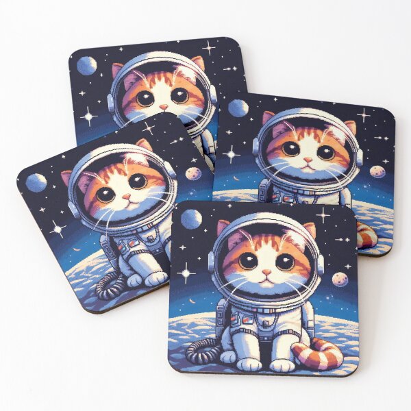 Item preview, astronaut cat designed and sold by LCdesigne.