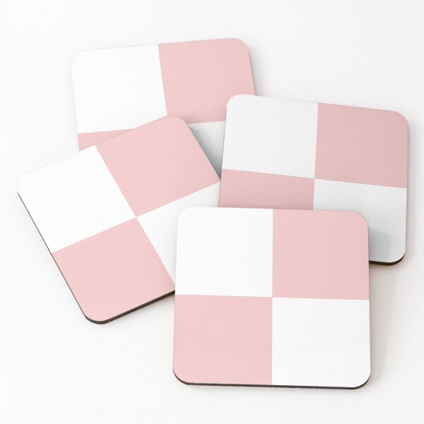 Item preview, BABY PINK and WHITE LARGE CHECKERS  designed and sold by RachelMacht.
