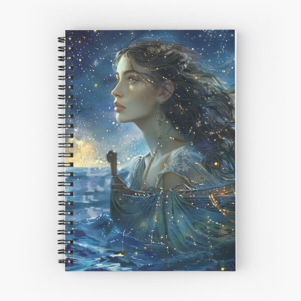 Item preview, Celestial Navigator on a Moonlit Voyage designed and sold by AndreaMart.