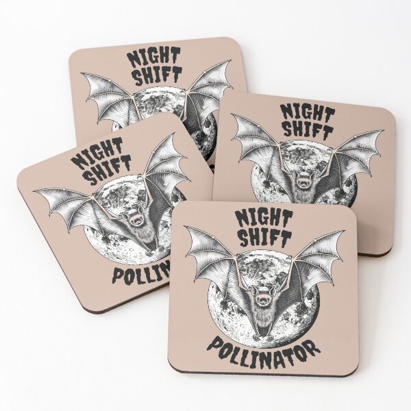 Item preview, Night Shift Bat designed and sold by TeaTimePrints.