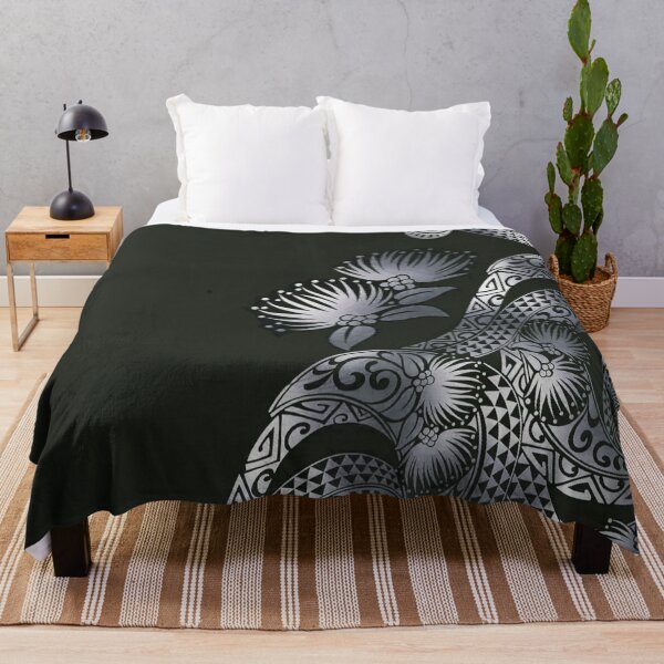 Item preview, Lava Grey Hawaiian Tattoo Tapa Overlay designed and sold by J Marielle Designs.