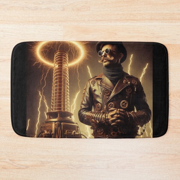 Item preview, Steampunk nikola tesla designed and sold by sevenmountains.