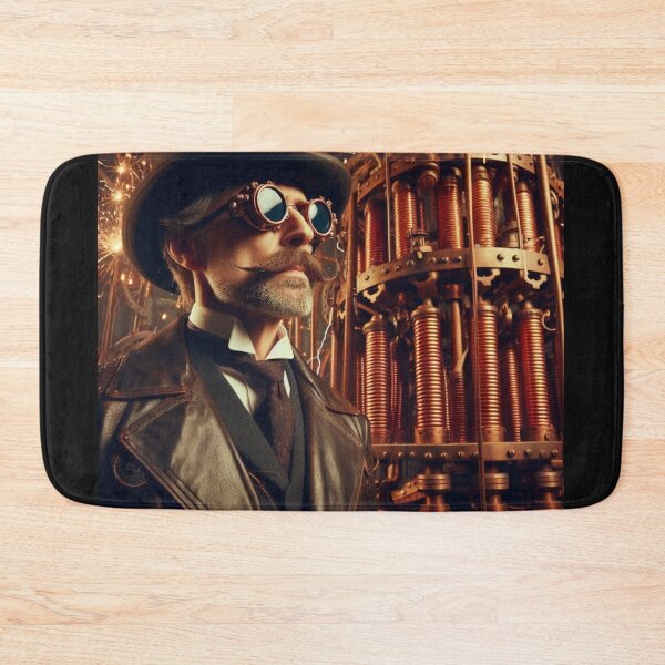 Item preview, Steampunk nikola tesla designed and sold by sevenmountains.