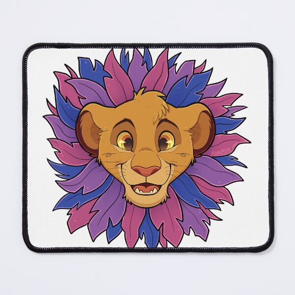 Item preview, Pride Lion - Bi Mane designed and sold by kovuren.