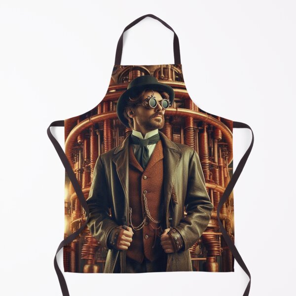 Item preview, Steampunk nikola tesla designed and sold by sevenmountains.