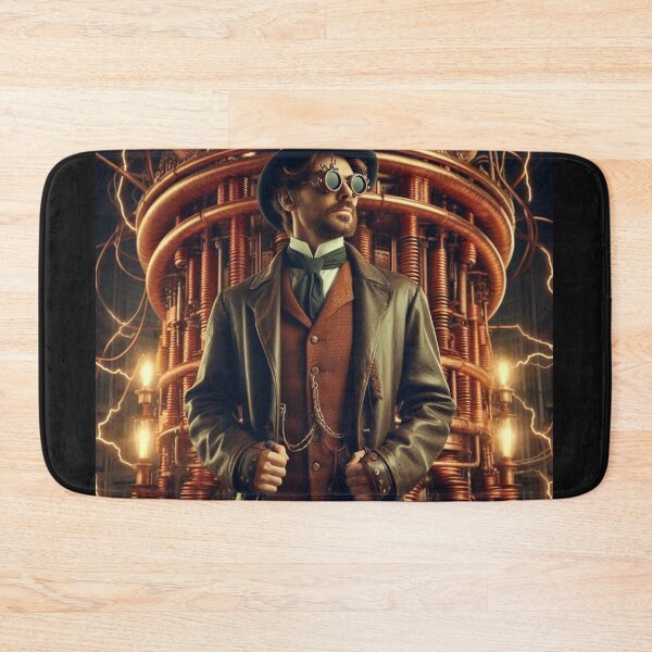 Item preview, Steampunk nikola tesla designed and sold by sevenmountains.