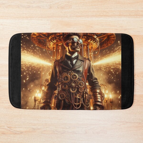 Item preview, Steampunk nikola tesla designed and sold by sevenmountains.