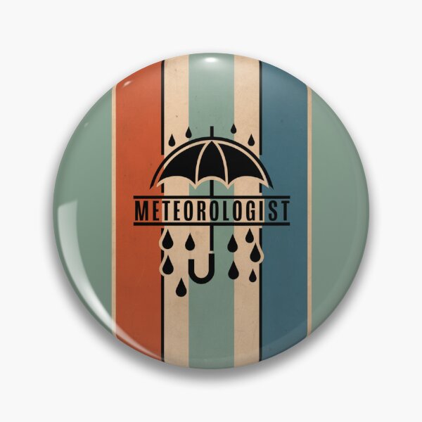 Item preview, Meteorologist Retro Style Design designed and sold by Anniko Art Studio.