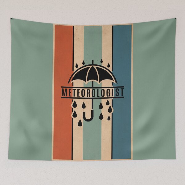 Item preview, Meteorologist Retro Style Design designed and sold by Anniko Art Studio.
